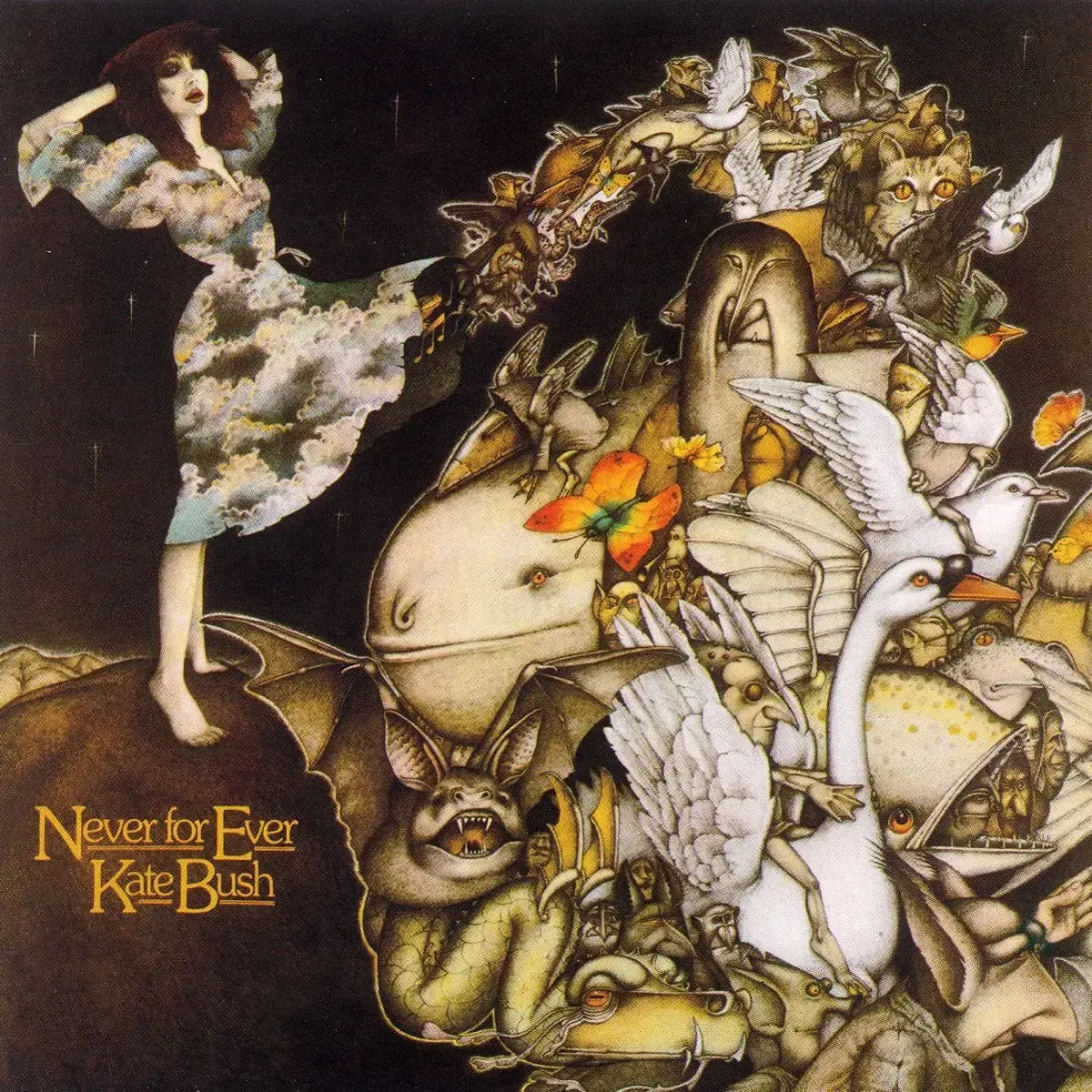 Kate Bush Never For Ever Album Cover